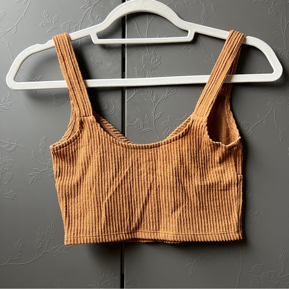 PacCares by PacSun Tropics Corset Tank Top Brown Size XS - Picture 4 of 5